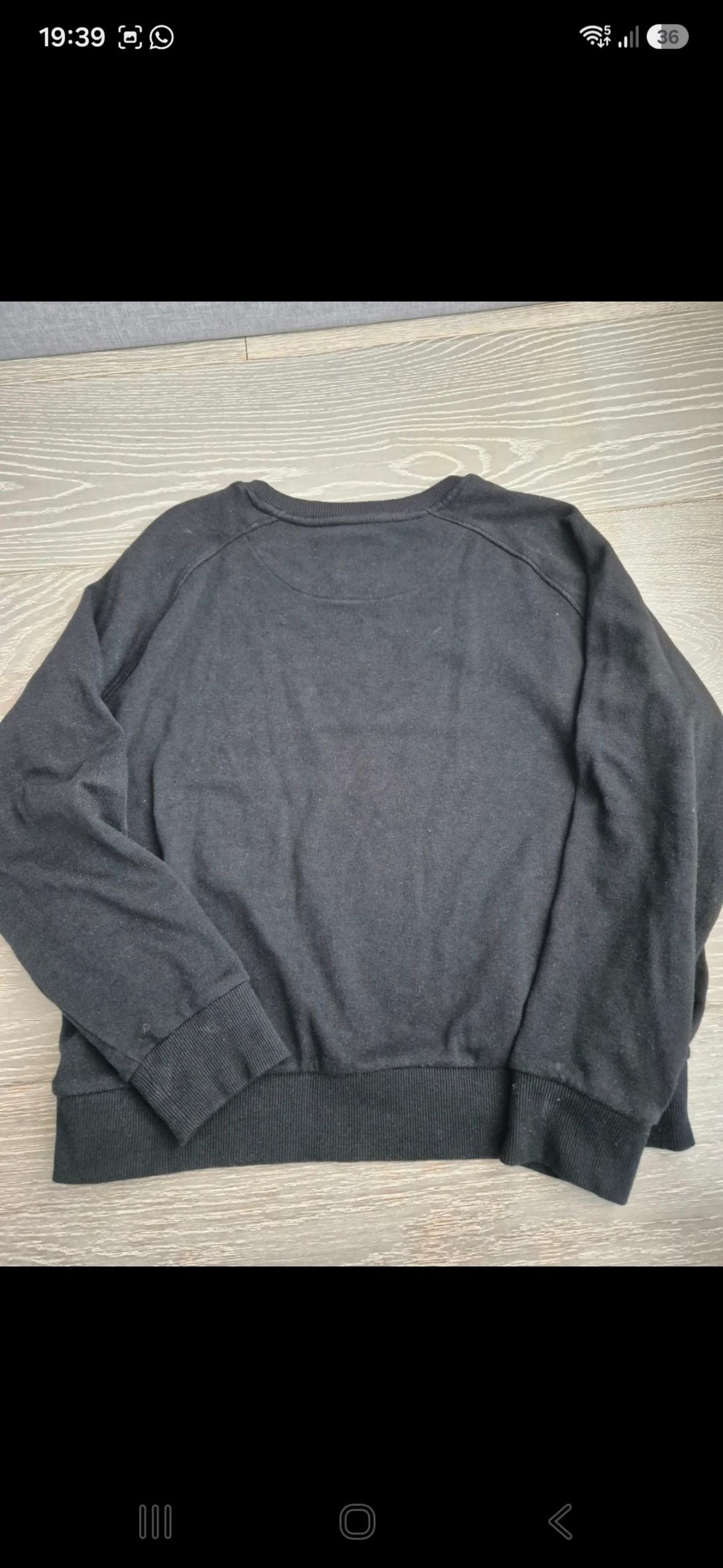 Suéter preto Levis. Tamanho 14 – photo 4